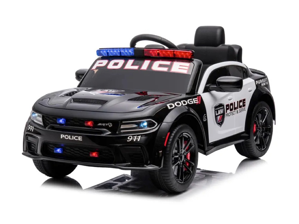 rukken straffen Tactiel gevoel Dodge Charger SRT Politie, 12 volt elektrische kinderauto! - Specialist in  Rijdend Speelgoed.